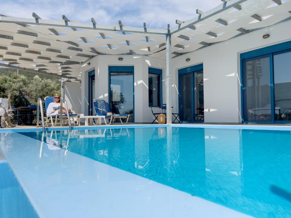 Zidanos Luxurious Sea Front Villa Marandokhórion 外观 照片