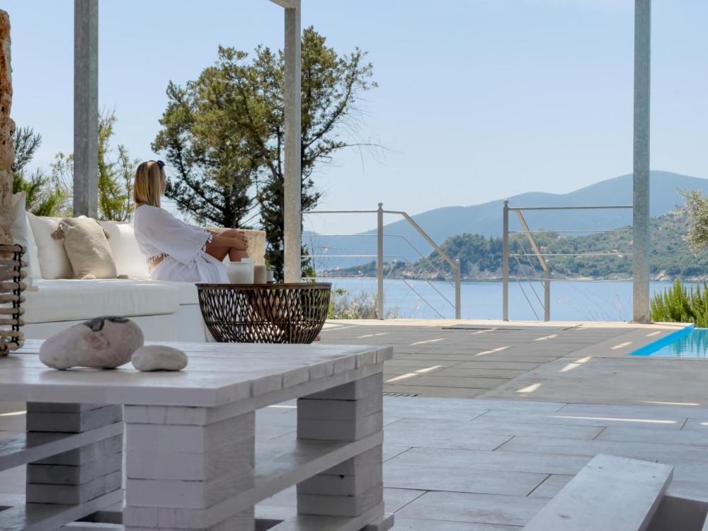 Zidanos Luxurious Sea Front Villa Marandokhórion 外观 照片