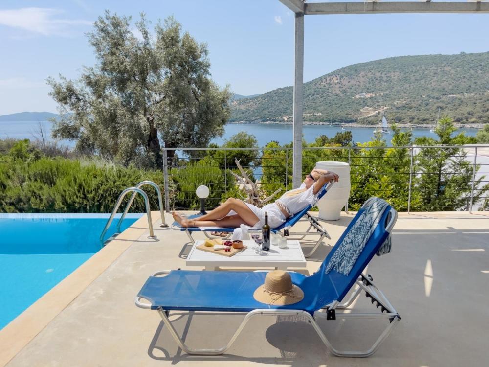 Zidanos Luxurious Sea Front Villa Marandokhórion 外观 照片