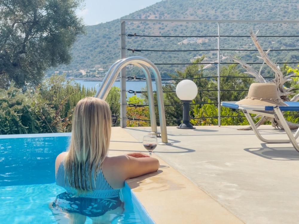 Zidanos Luxurious Sea Front Villa Marandokhórion 外观 照片