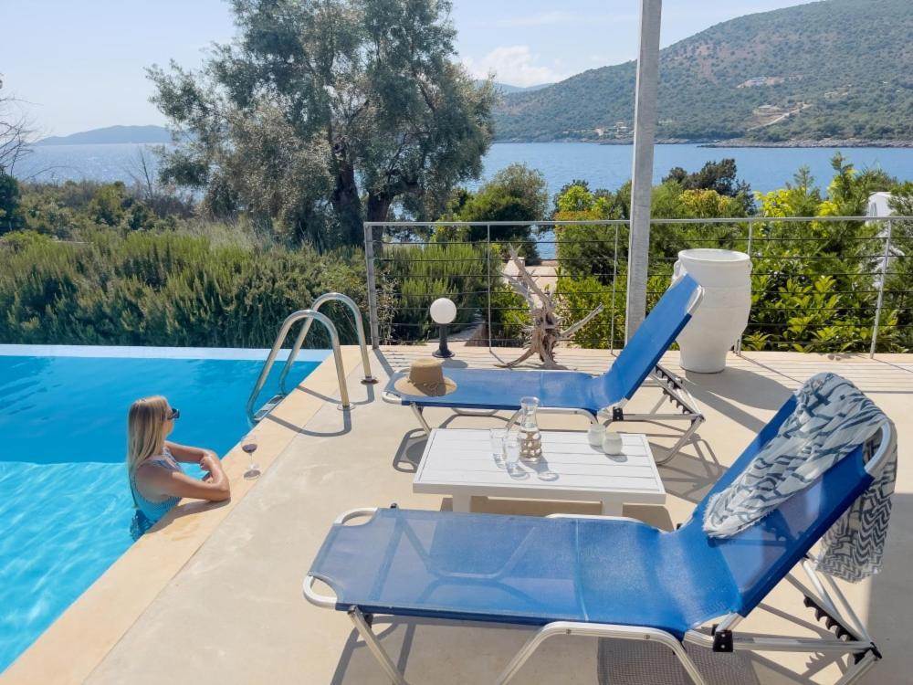 Zidanos Luxurious Sea Front Villa Marandokhórion 外观 照片