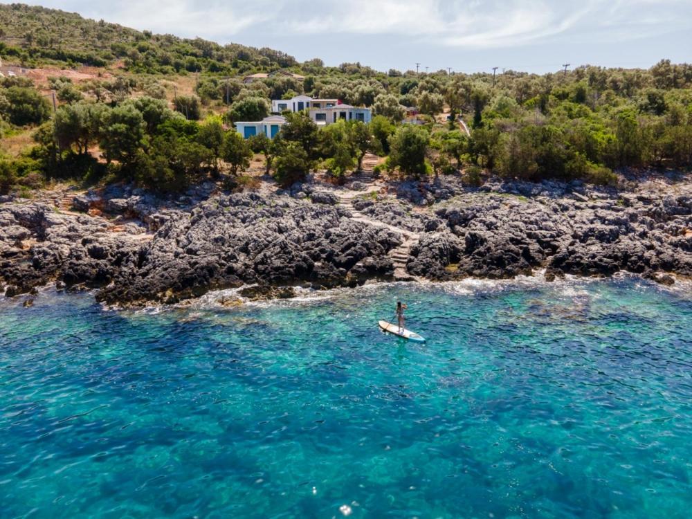 Zidanos Luxurious Sea Front Villa Marandokhórion 外观 照片