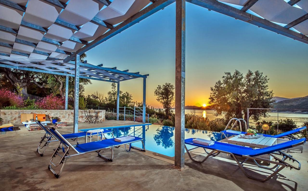 Zidanos Luxurious Sea Front Villa Marandokhórion 外观 照片